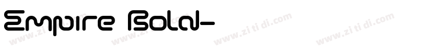 Empire Bold字体转换
